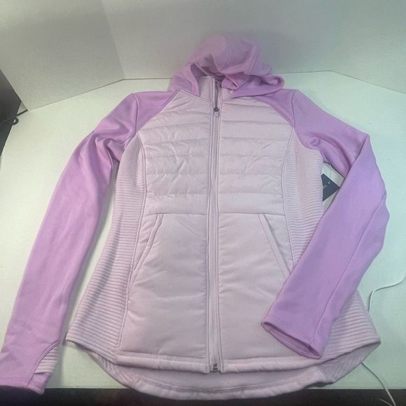 Tek Gear lavender fleece zip up hoodie jacket size xs BNWT - Picture 3 of 10